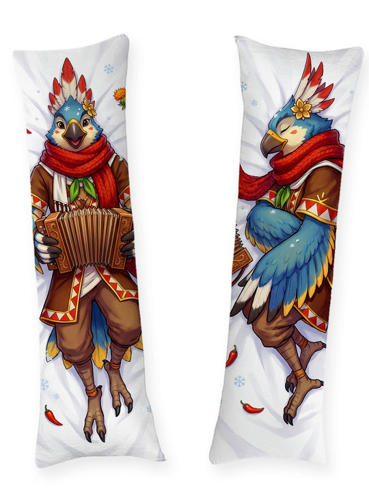 Kass Hebra Snö och Varm Halsduk Dakimakura