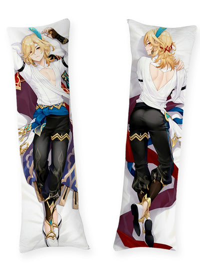 Kaveh Öppen Vit Skjorta Dakimakura