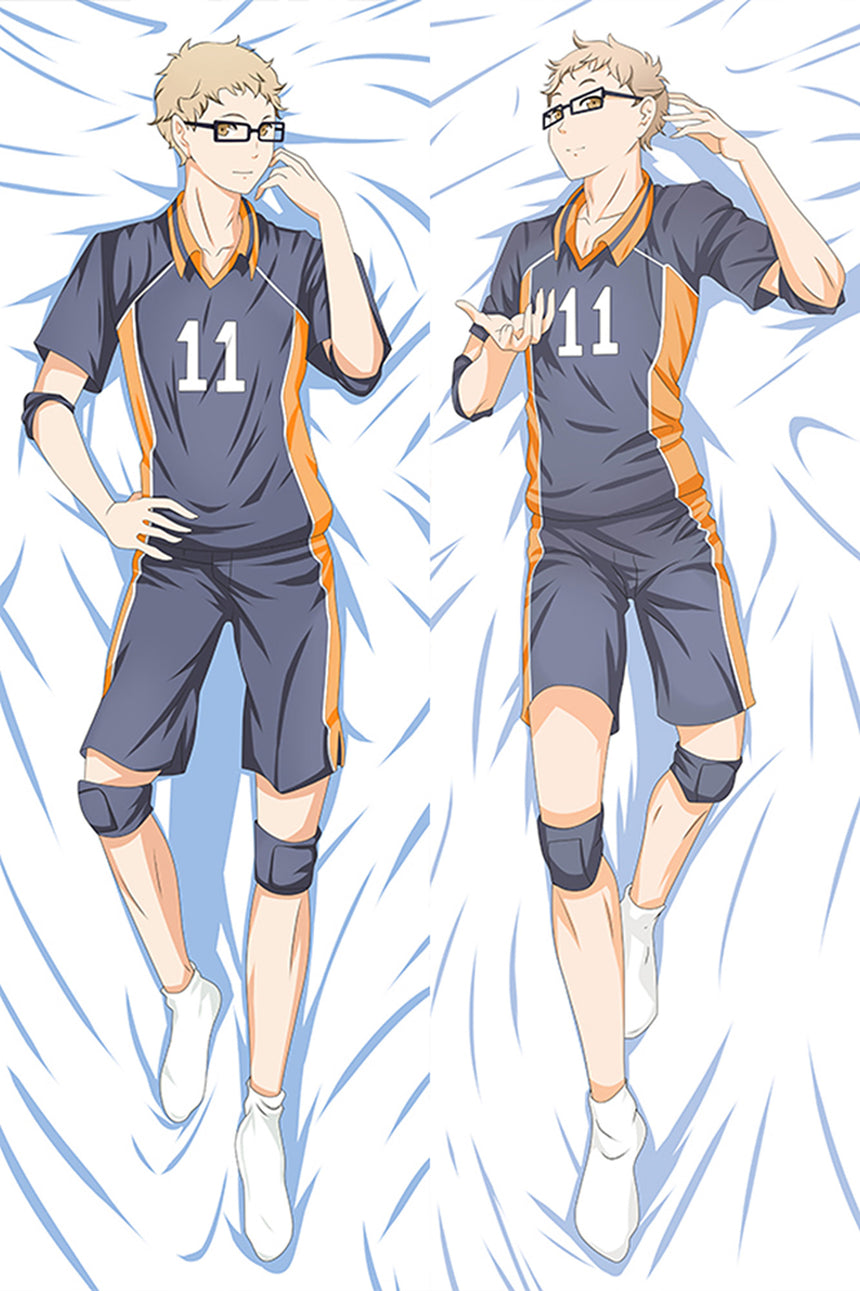 Kei Tsukishima Karasuno Tröja Dakimakura