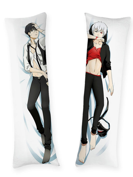 Ken Kaneki Svart och Vit Dakimakura