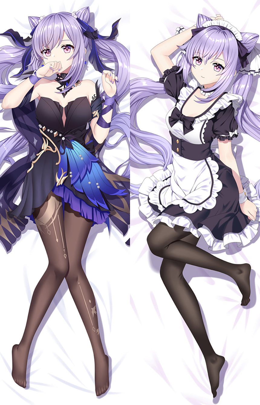 Keqing Hembiträdesoutfit Dakimakura