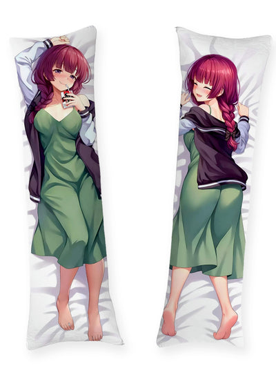 Kikuri Hiroi Grön Klänning Dakimakura