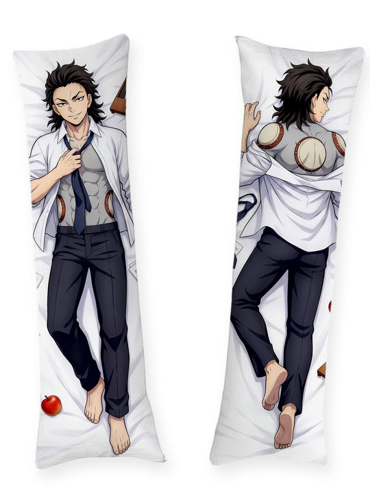 Kyogai Lärare i Öppen Skjorta efter Lektionen Dakimakura