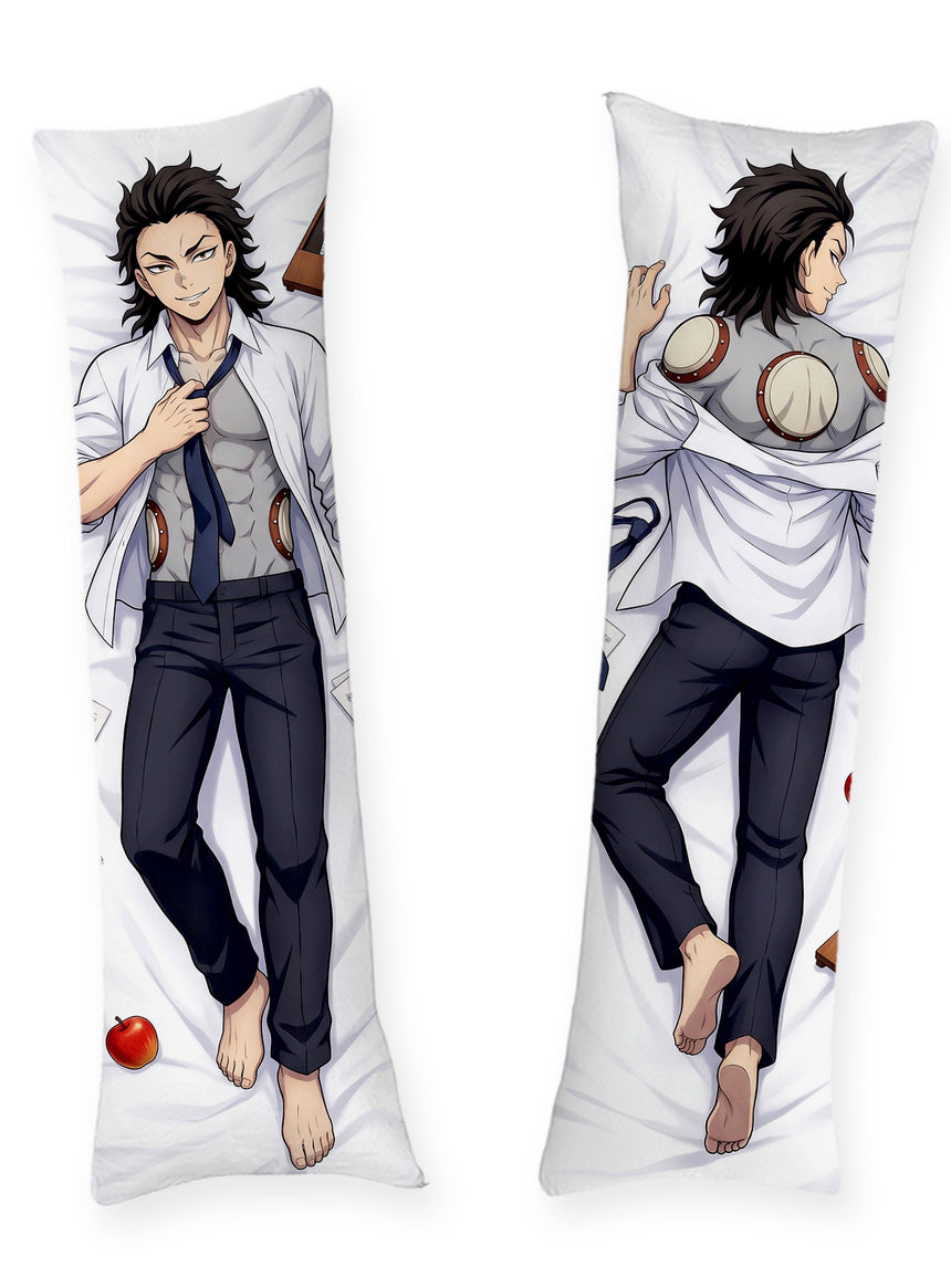 Kyogai Lärare i Öppen Skjorta efter Lektionen Dakimakura