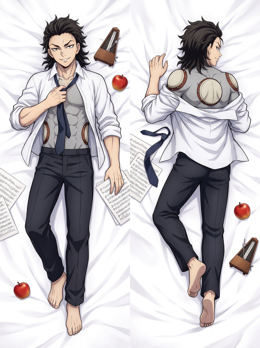 Kyogai Lärare i Öppen Skjorta efter Lektionen Dakimakura