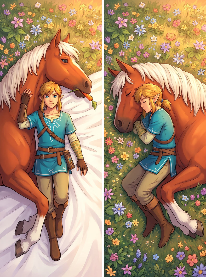 Link Legend of Zelda Epona Dakimakura