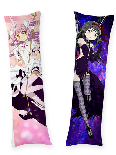 Madoka och Homura Gudinna och Djävul Dakimakura