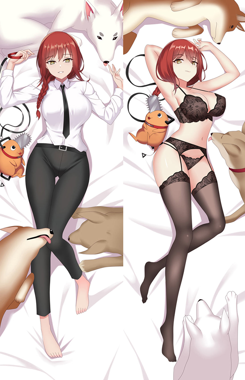 Makima och Pochita Dakimakura