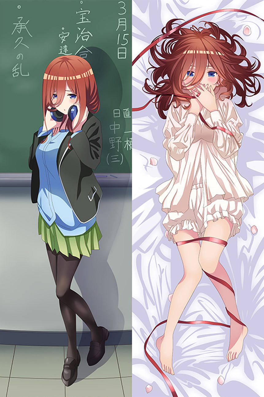 Miku Nakano Skoluniform Dakimakura