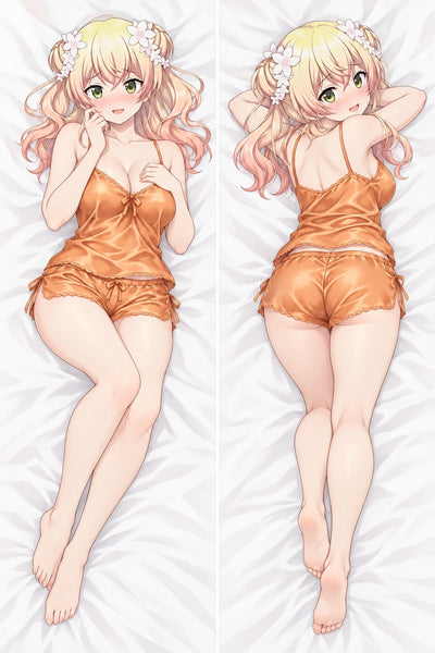 Momosuzu Nene Orange Satinset Dakimakura