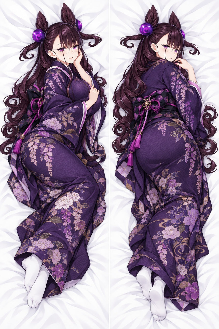 Murasaki Shikibu Wisteria Kimono Body Pillow