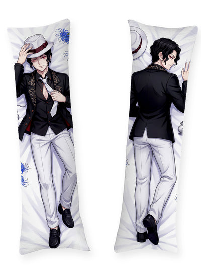 Muzan Asakusa Vit Fedora Kostym Dakimakura