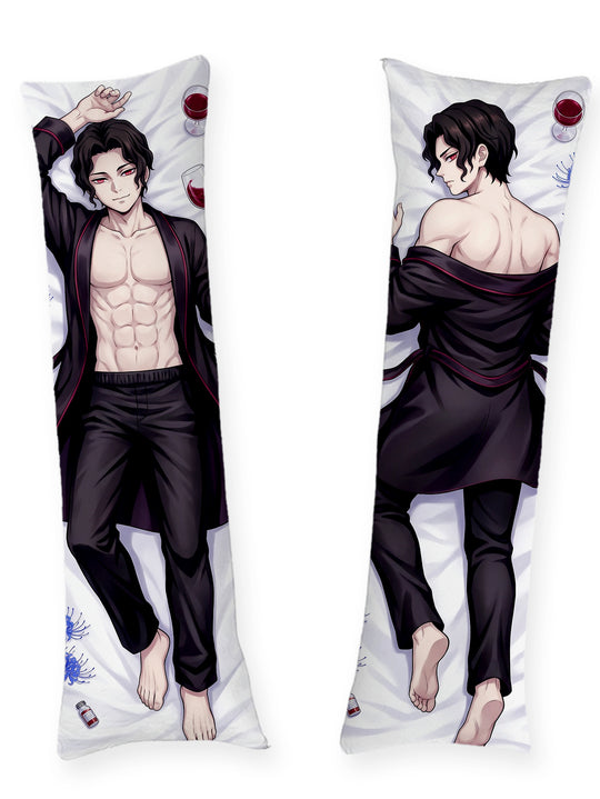 Muzan Svart Satinrock Kväll Dakimakura