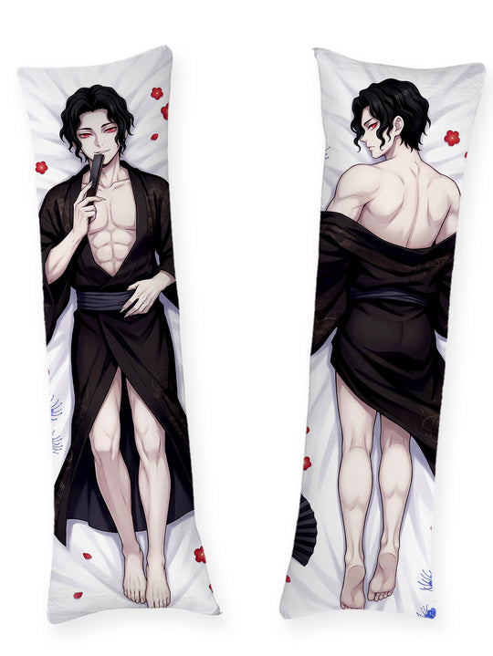 Muzan Löst Knuten Svart Kimono Dakimakura