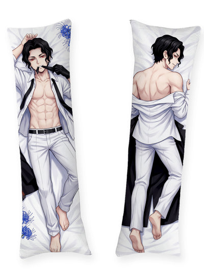 Muzan Vit Kostym med Lös Slips Dakimakura