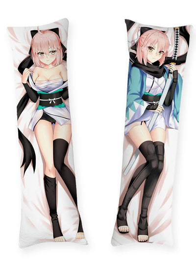 Okita Souji Svart Halsduk Dakimakura