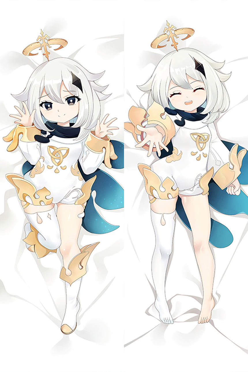 Paimon Vit Klänning Dakimakura