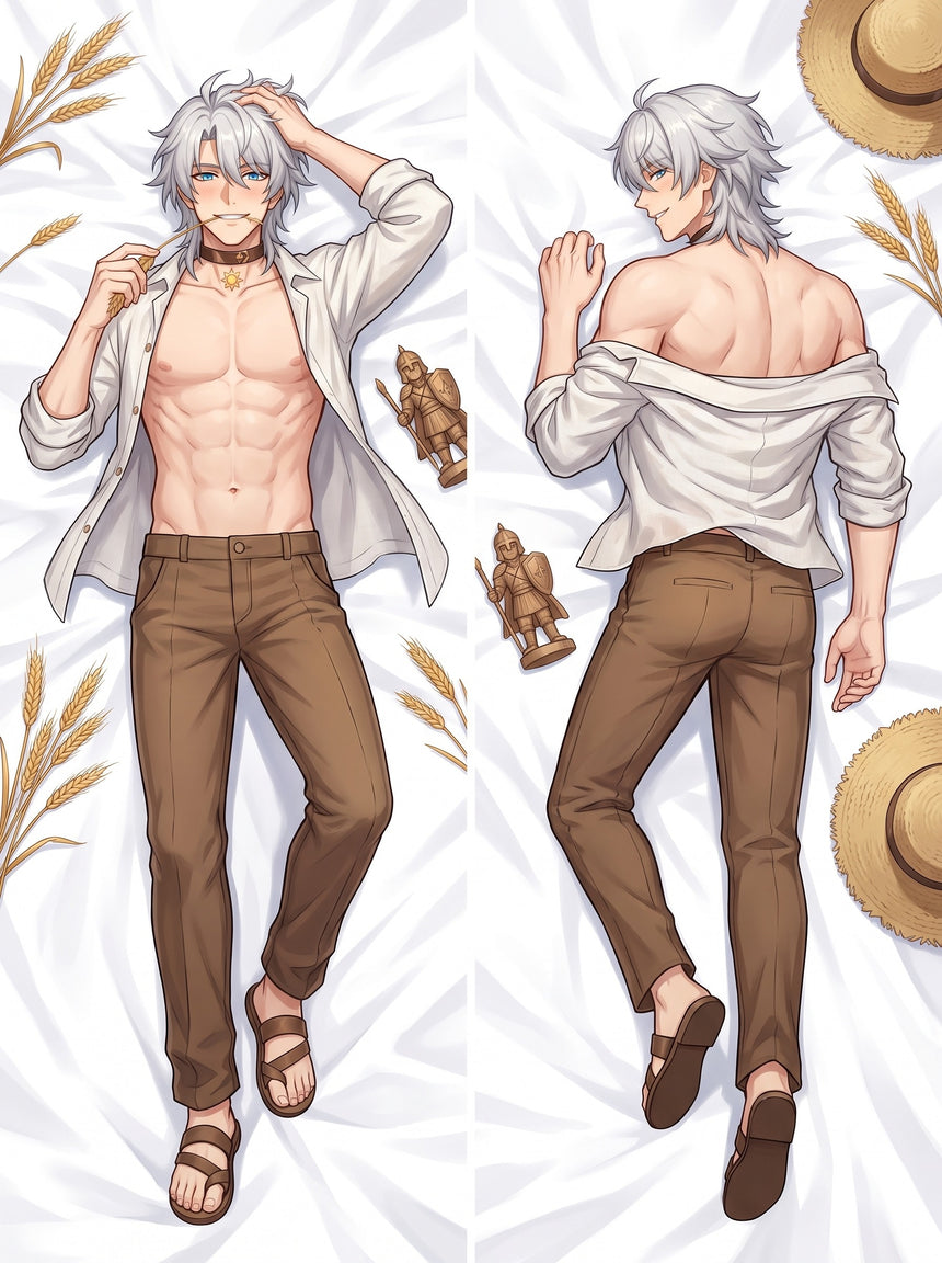 Phainon Öppen Linneskjorta Skörd Dakimakura