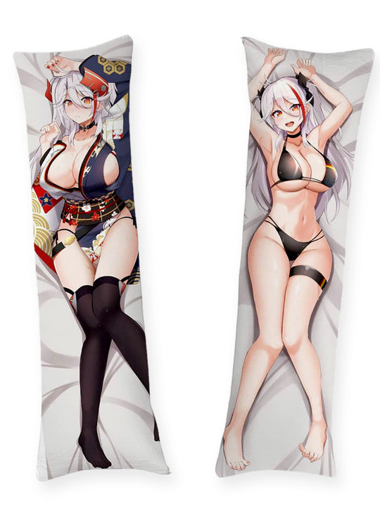 Prinz Eugen Kimono och Svart Bikini Dakimakura