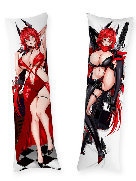 Red Hood Nikke Röd Axelbandsklänning Dakimakura