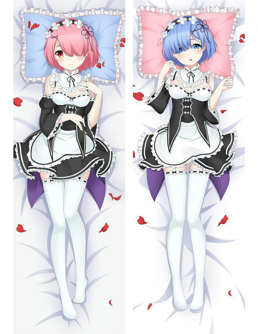 Re Zero Rem och Ram Dakimakura 2