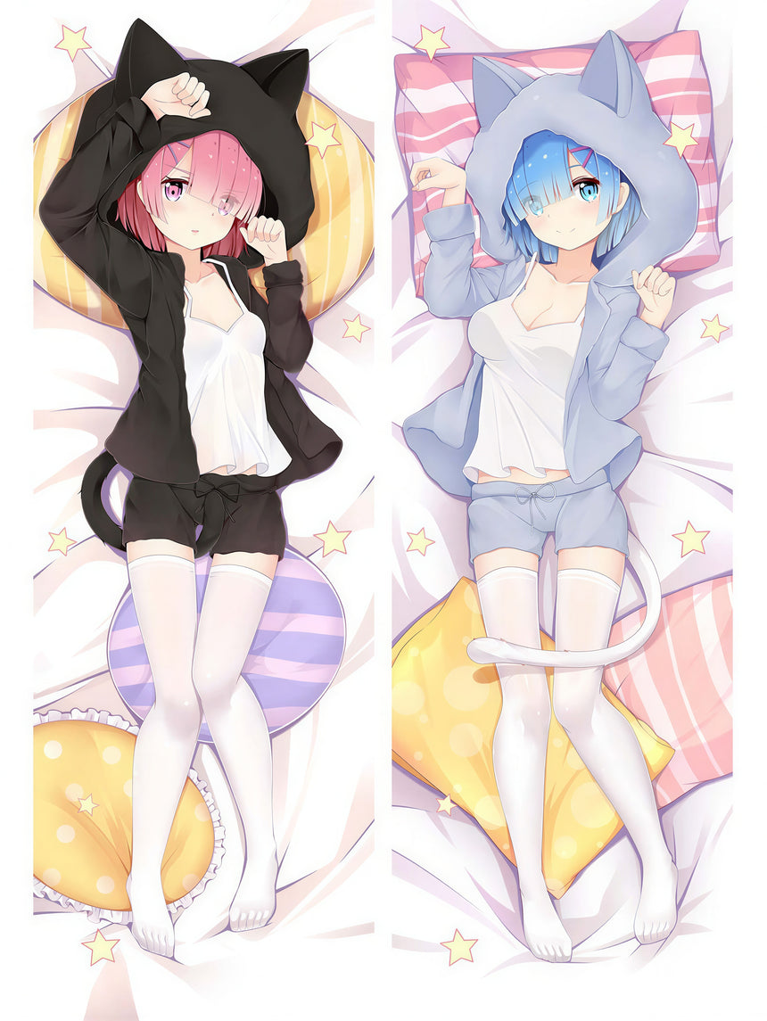 Rem och Ram Re:Zero Dakimakura 2
