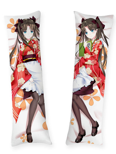 Rin Tohsaka Röd Kimono Dakimakura