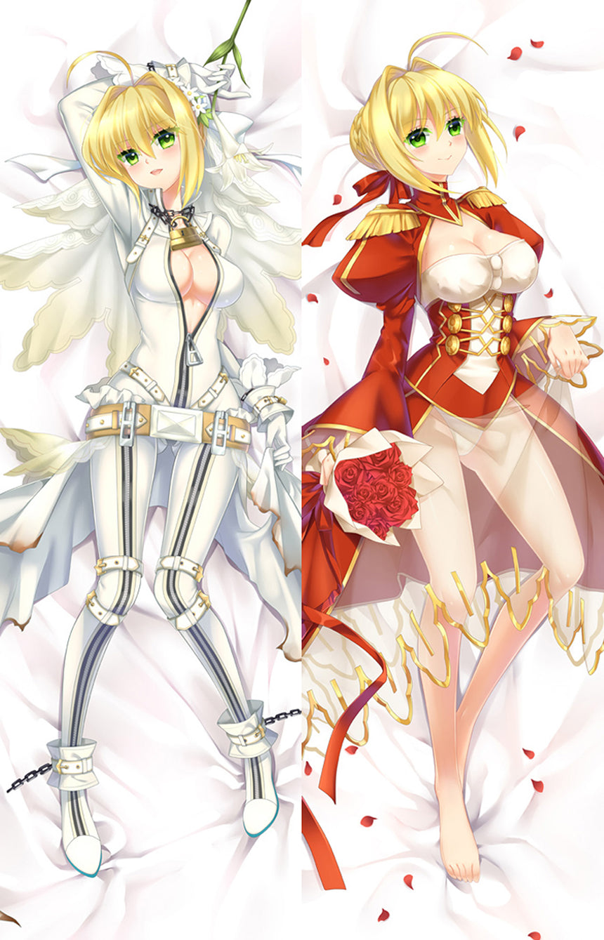 Nero Claudius Brud och Röd Klänning Dakimakura