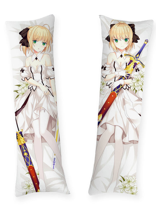 Saber Lily Vit Klänning Dakimakura