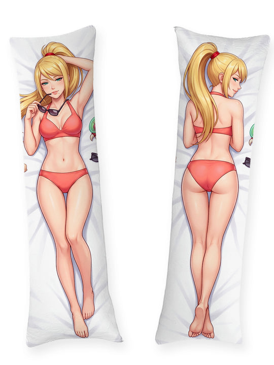 Samus Aran Korallbikini Pin Up Dakimakura