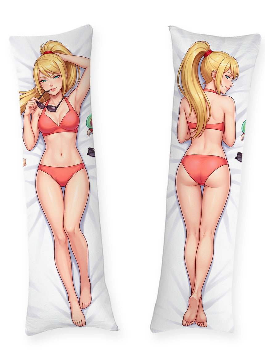 Samus Aran Korallbikini Pin Up Dakimakura