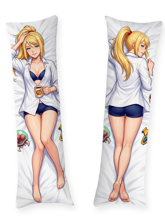 Samus Aran Ledig Öppen Skjorta Dakimakura