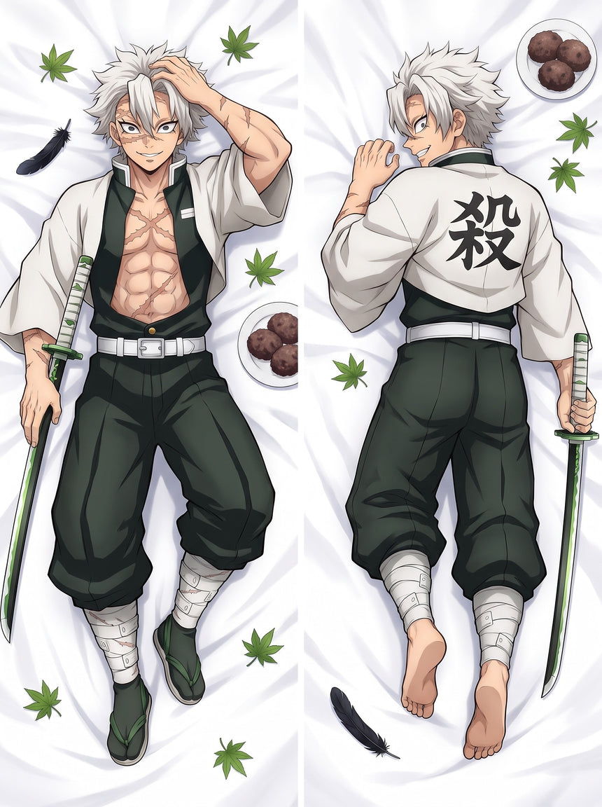 Sanemi Vindens Hashira Öppen Uniform Dakimakura
