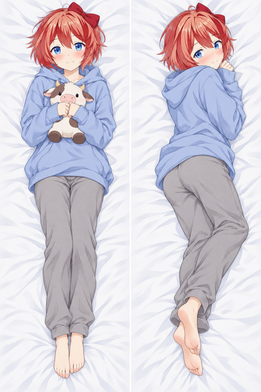 Sayori Comfy Hoodie Body Pillow