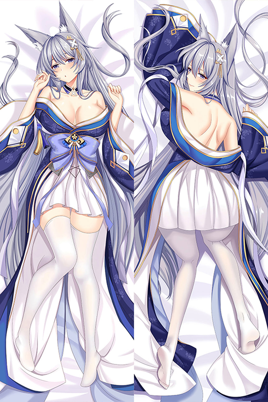 Shinano Silverräv Morgonrock Dakimakura