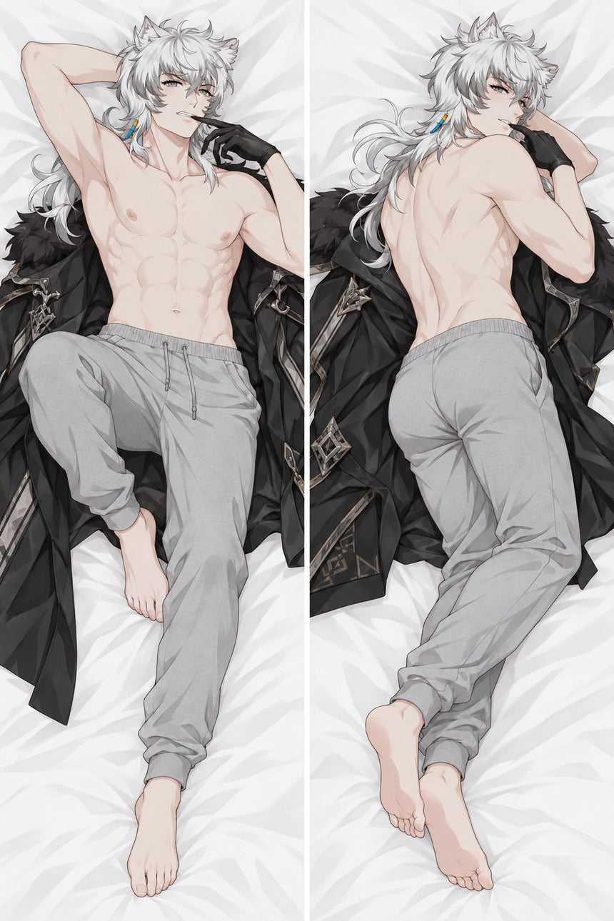 SilverAsh Shirtless Lounge Body Pillow