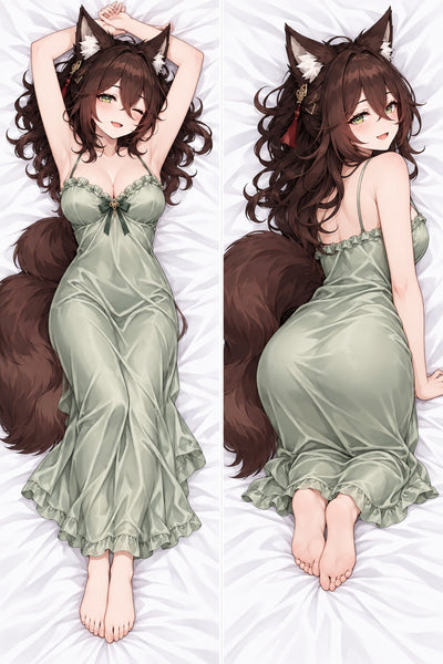 Tingyun Jadegrönt Nattlinne Dakimakura
