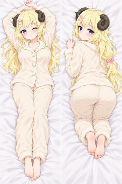 Tsunomaki Watame Fluffig Pyjamas Dakimakura