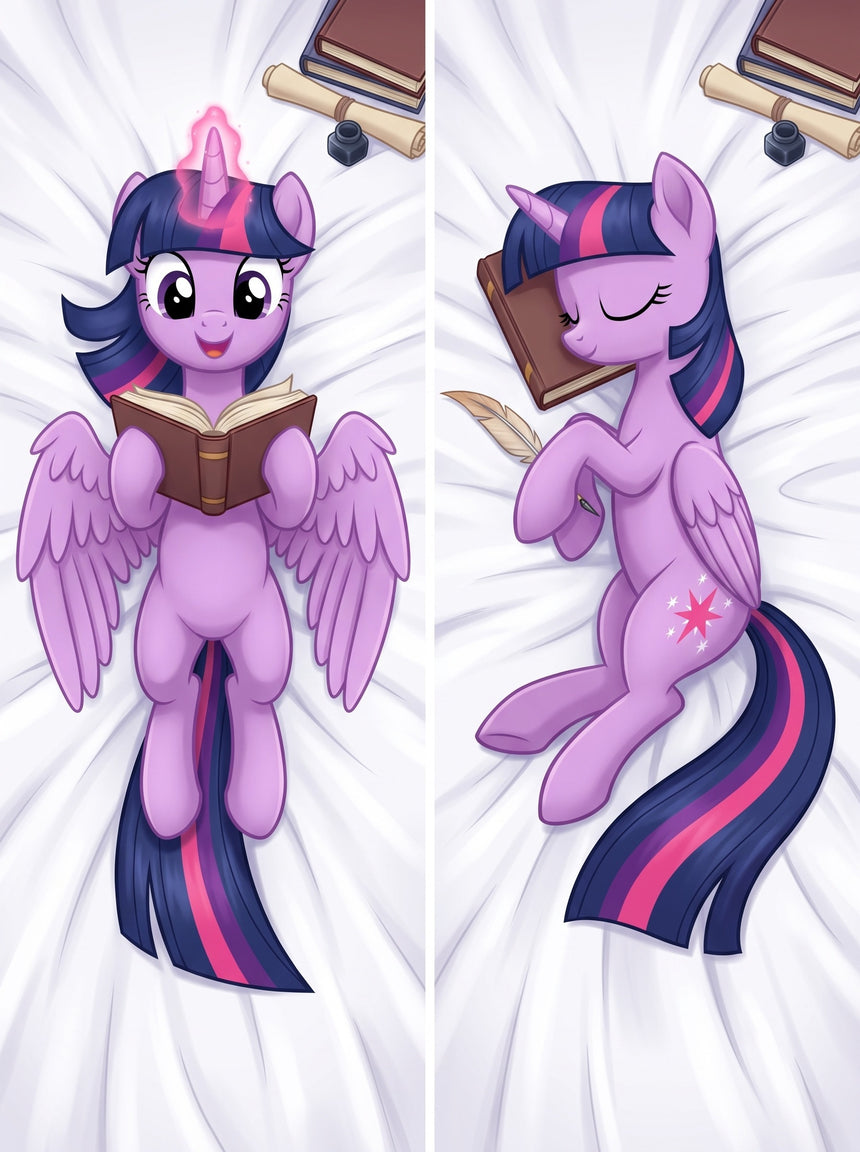 Twilight Sparkle Bokmal Studiekväll Dakimakura