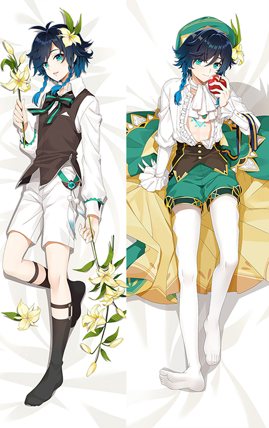 Venti Vit Skjorta och Liljor Dakimakura