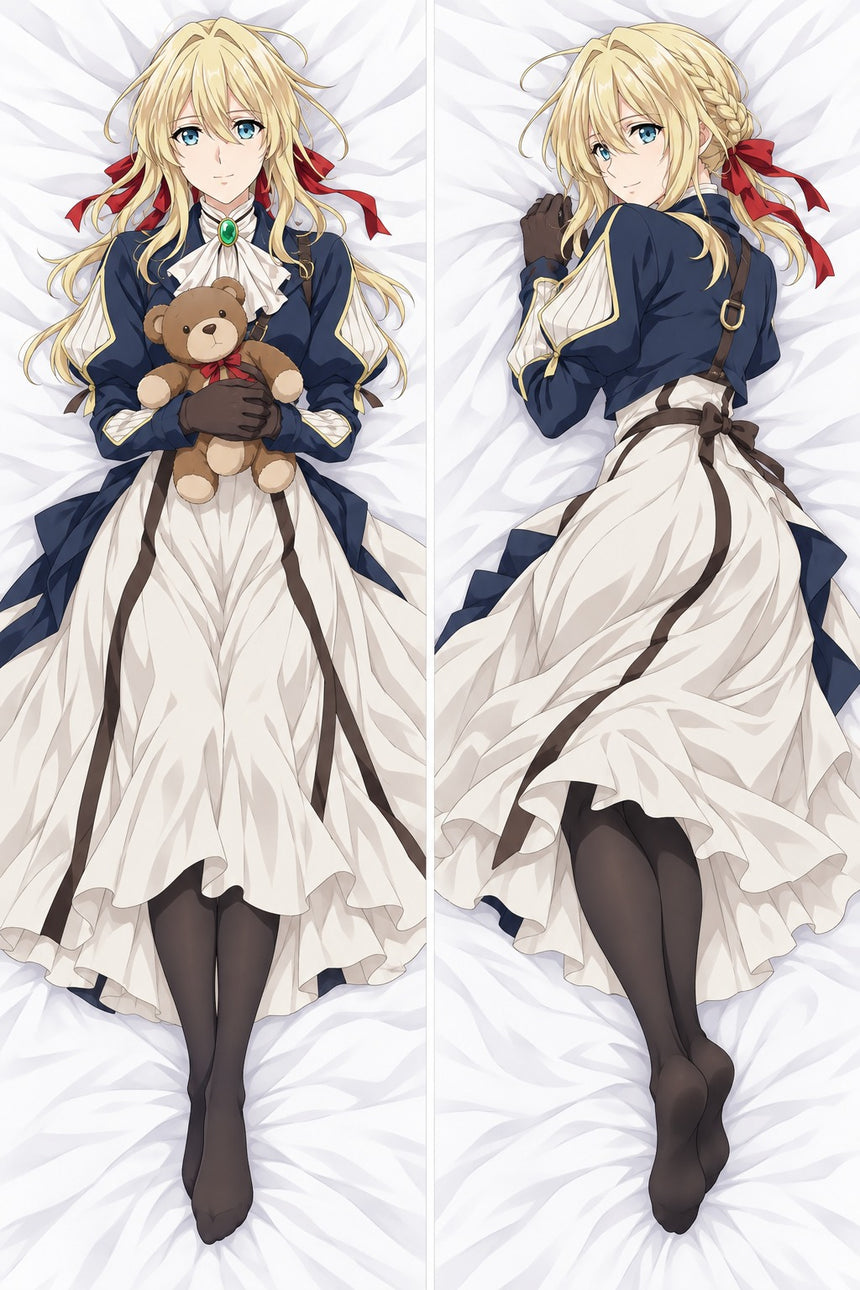 Violet Evergarden Navy Long Dress Body Pillow