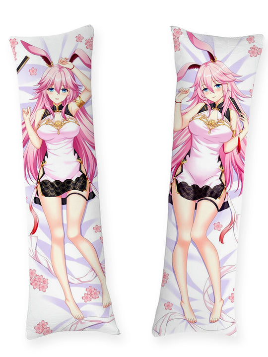 Yae Sakura Qipao med Strumpeband Dakimakura