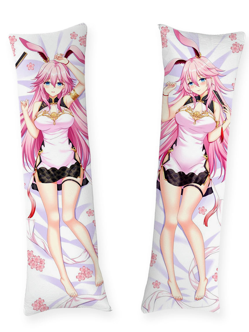 Yae Sakura Qipao med Strumpeband Dakimakura