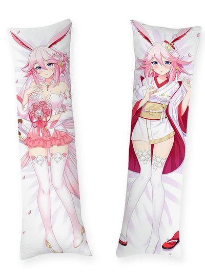 Yae Sakura Brudklänning och Kimono Dakimakura