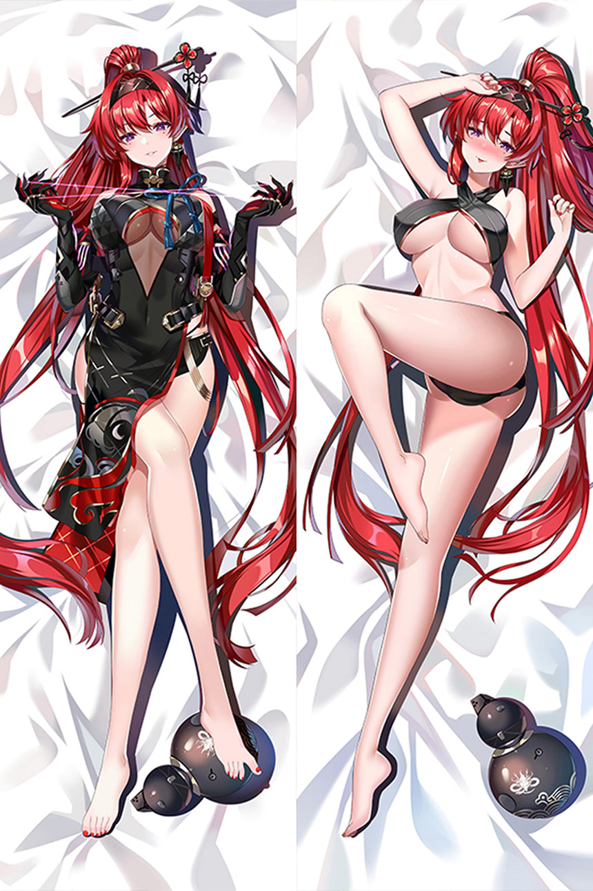 Yinlin Karmosinröd Dockförare Dakimakura