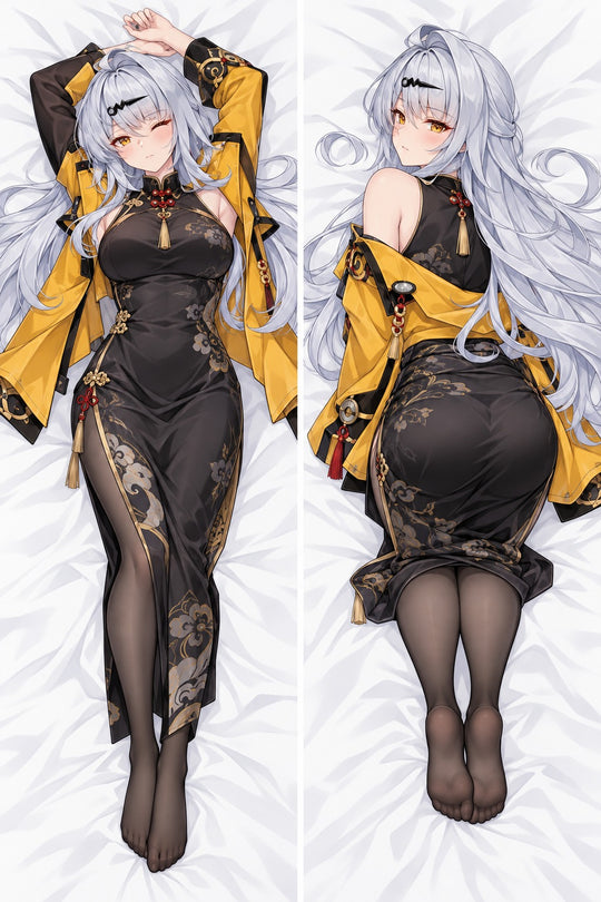 Yixuan Black Qipao Body Pillow
