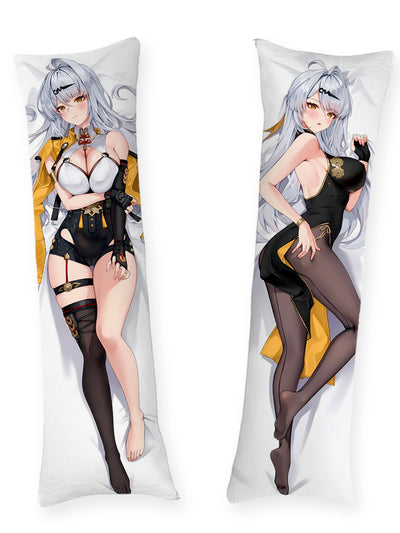 Yixuan Gul Jacka och Svart Qipao Dakimakura