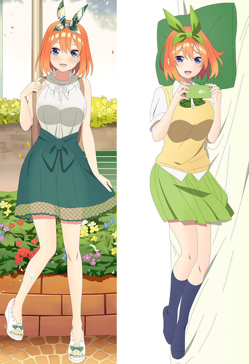 Yotsuba Nakano Grön Klänning Dakimakura