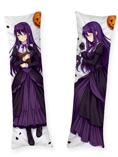 Yuri DDLC Gotisk Viktoriansk Klänning Dakimakura