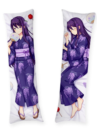 Yuri DDLC Blåregn Yukata Dakimakura